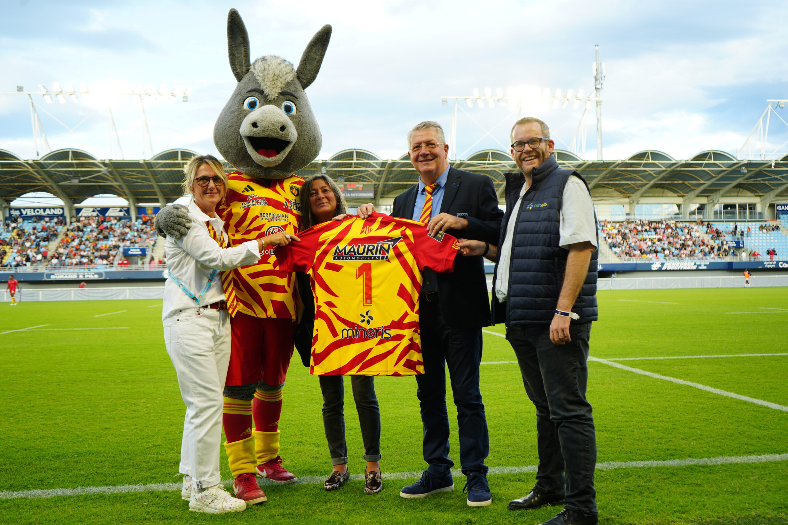 Mineris partenaire de l'USAP pour la saison 2025/2026